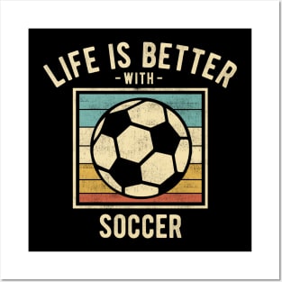 Soccer Sayings -  Retro Funny Soccer Lovers Gift Posters and Art